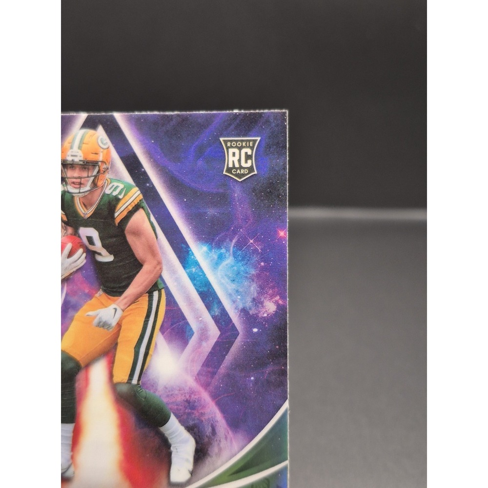 2022 Panini Phoenix Christian Watson #RIS-9 Rookie Rising Silver (RC) Packers - Picture 4 of 10